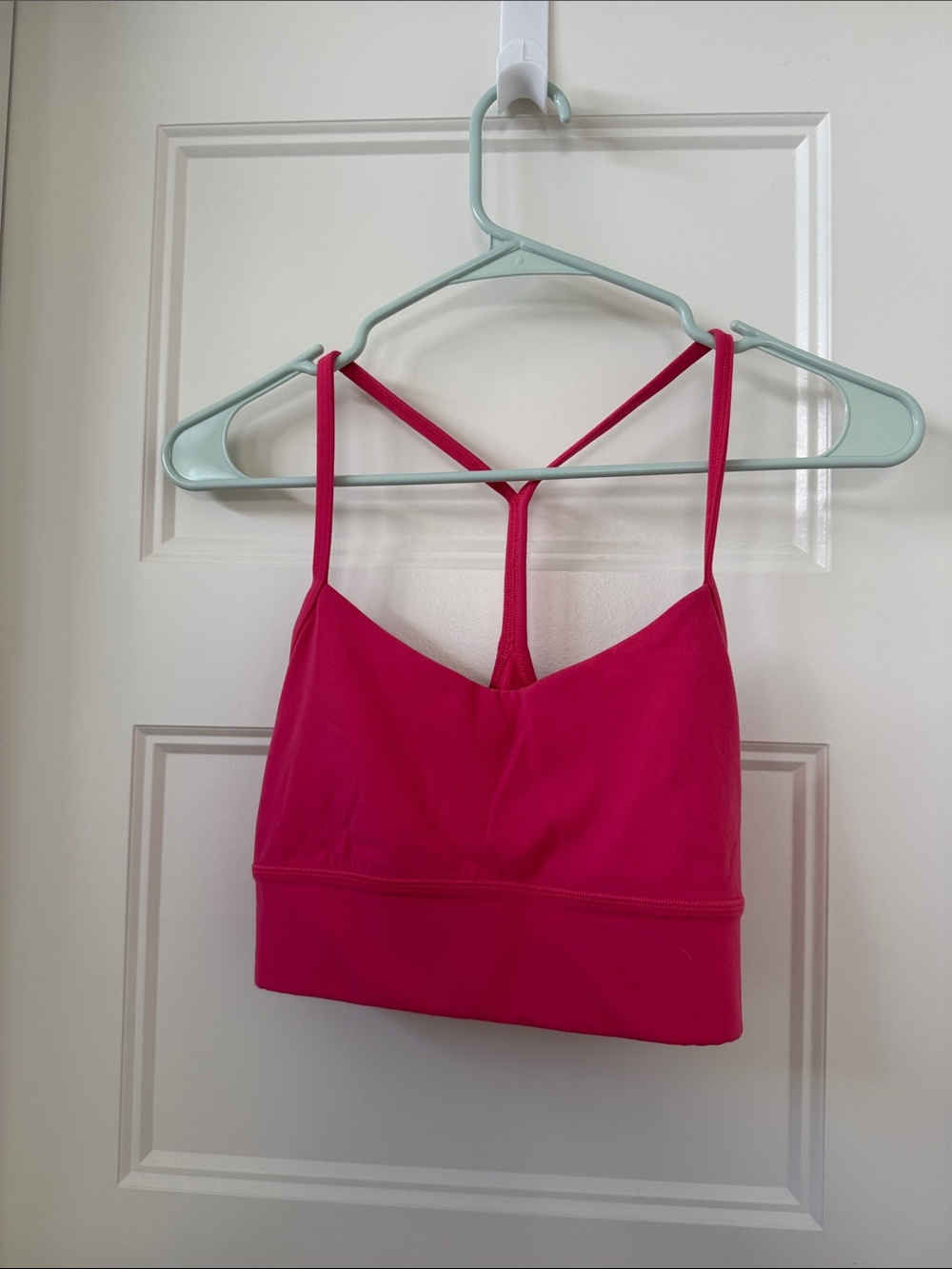 lululemon athletica Hot Pink Strappy Sports Bralette
